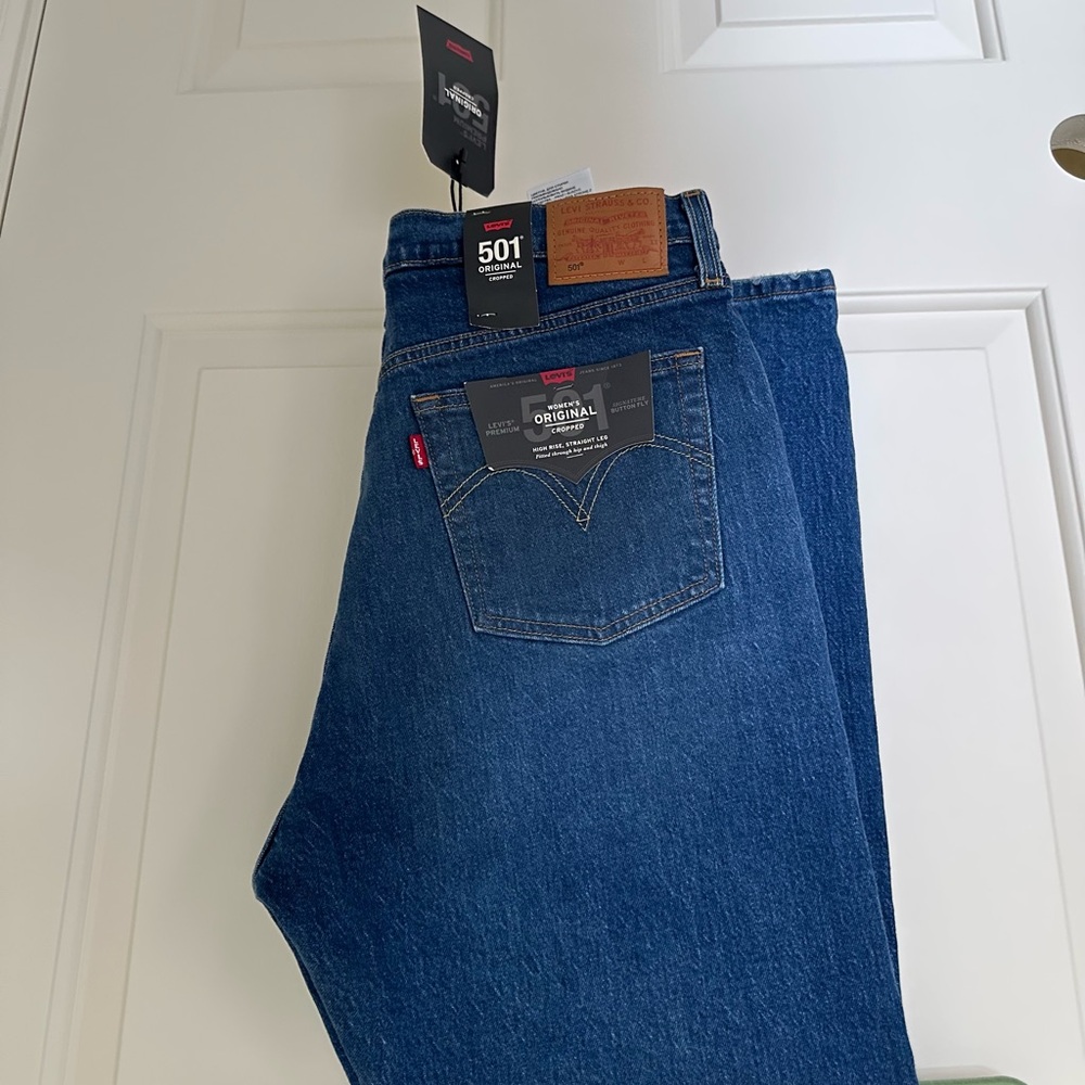 Levi's Classic Straight Blue Jeans